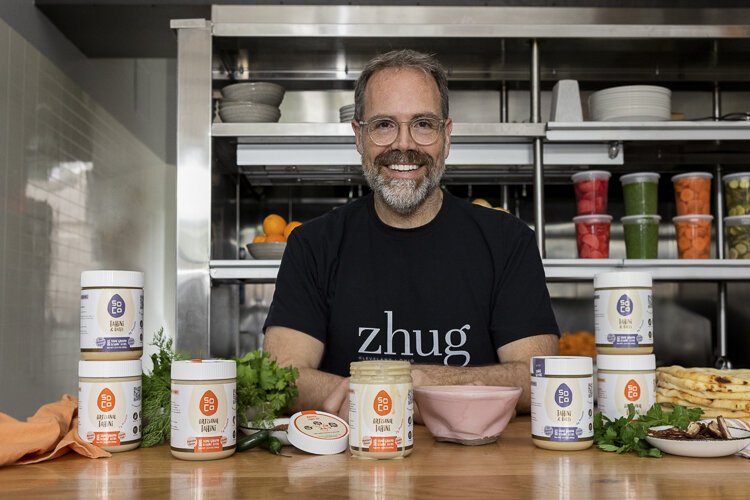 When SoCo first started selling the tahini around Northeast Ohio, one of the first people to adopt the three varieties was Doug Katz, owner of Zhug in Cleveland Heights